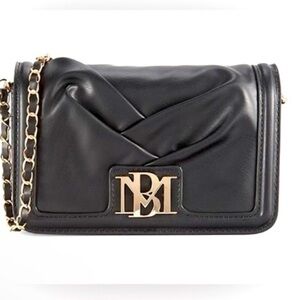 Badgley Mischka Black and Gold Chain Bag Nwt
